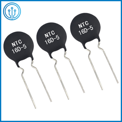 2 termistor limitador actual 18D-5 16D-5 16Ohm 5m m 0.6A del poder de Pin Radial Leaded NTC