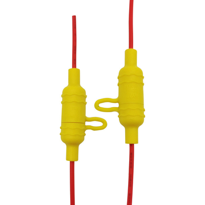 tenedor moldeado amarillo 1-20A 250V 600V del fusible de cartucho de 5x20m m para New Energy