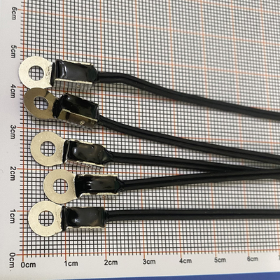 Epoxi Encapsulado Superficie Montado NTC Sensor de Temperatura 10K 1% 3950 Con Diámetro 3.7mm O Anillo Y Conector XH-2Y