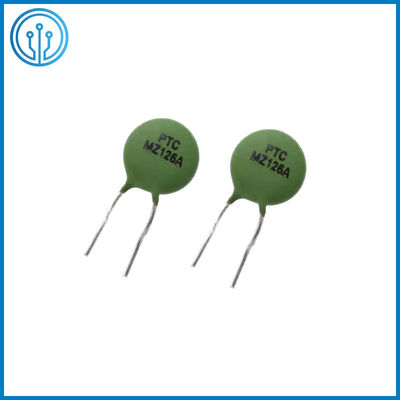 Resistor cubierto silicón del coeficiente de temperatura del positivo del termistor 10M M de MZ126A 25C PTC