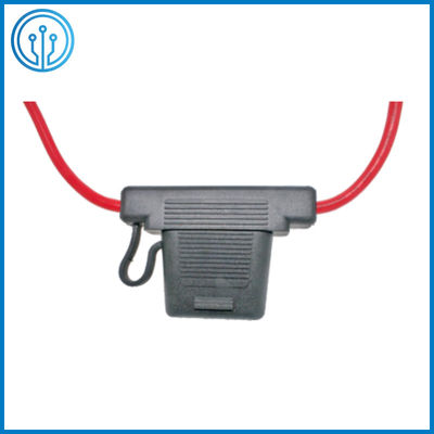 bloque en línea del fusible de Mini Car Micro 2 del tenedor del fusible del soporte del PWB del cable de 25A 32V 22AWG