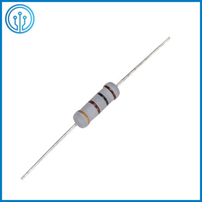 Resistor cilíndrico 750V del óxido de metal 5W el 5% resistor MOF de la herida del alambre de 25 ohmios