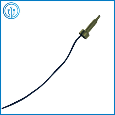 Sensor de temperatura de cobre amarillo del termistor de la bala NTC 50K para el purificador del agua